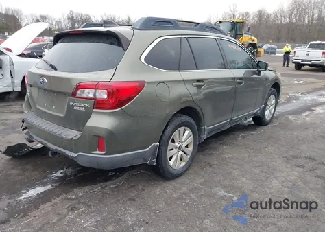2016 Subaru Outback 2.5I Premium из США, поврежденный, VIN 4S4BSAEC3G3352831